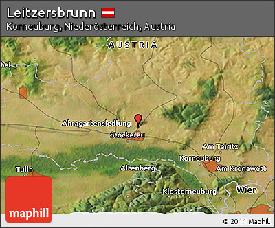 Satellite 3D Map of Leitzersbrunn