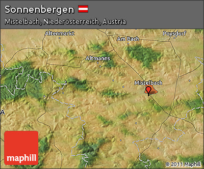 Satellite 3D Map of Sonnenbergen