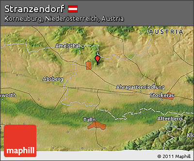 Satellite 3D Map of Stranzendorf