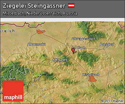 Satellite 3D Map of Ziegelei Steingassner