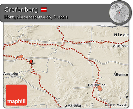 Shaded Relief 3D Map of Grafenberg