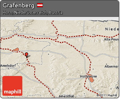 Shaded Relief 3D Map of Grafenberg