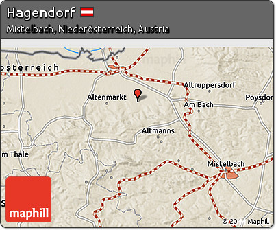 Shaded Relief 3D Map of Hagendorf