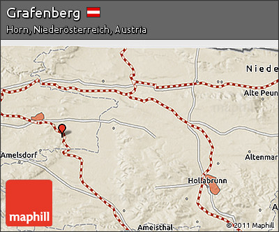Shaded Relief 3D Map of Grafenberg