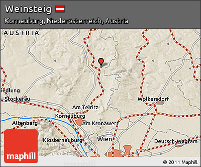 Shaded Relief 3D Map of Weinsteig