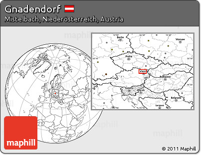Blank Location Map of Gnadendorf