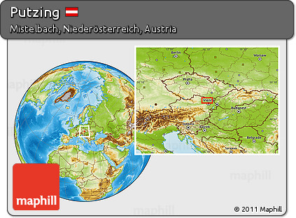 Physical Location Map of Putzing