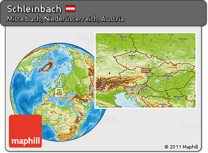 Physical Location Map of Schleinbach