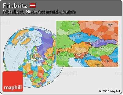 Political Location Map of Friebritz