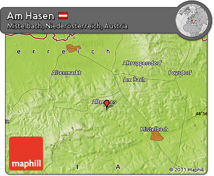 Physical Map of Am Hasen