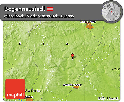 Physical Map of Bogenneusiedl