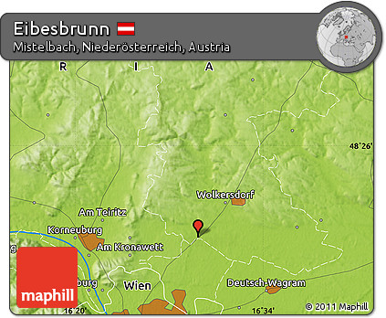 Physical Map of Eibesbrunn