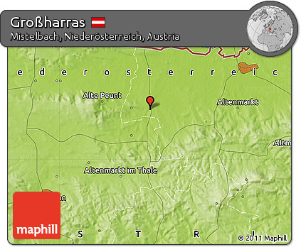 Physical Map of Großharras