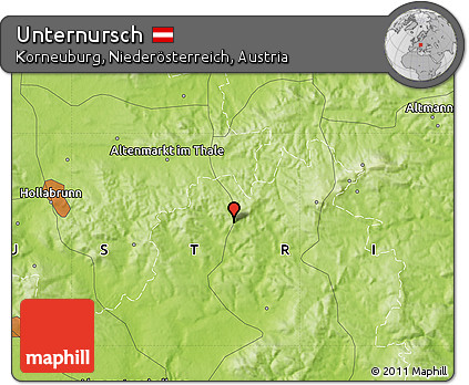 Physical Map of Unternursch