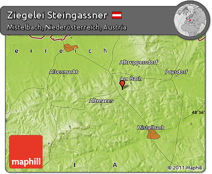 Physical Map of Ziegelei Steingassner