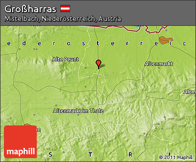 Physical Map of Großharras