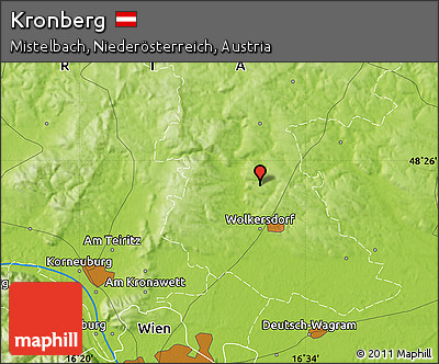 Physical Map of Kronberg