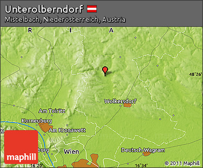 Physical Map of Unterolberndorf