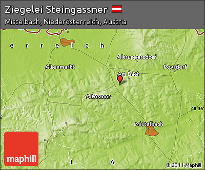 Physical Map of Ziegelei Steingassner
