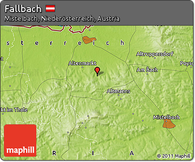 Physical Map of Fallbach
