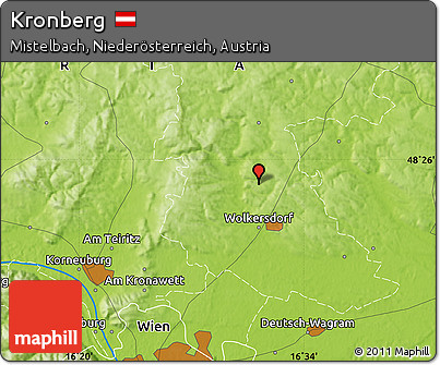 Physical Map of Kronberg