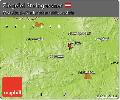 Physical Map of Ziegelei Steingassner