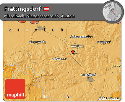 Political Map of Frättingsdorf