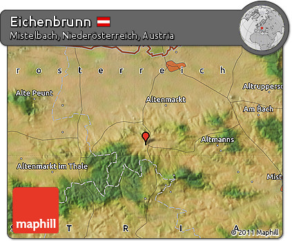 Satellite Map of Eichenbrunn