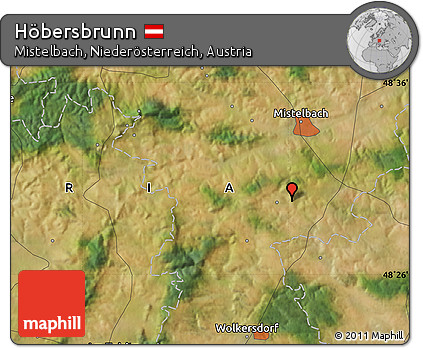 Satellite Map of Höbersbrunn