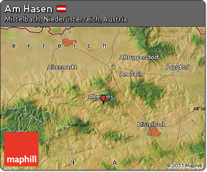 Satellite Map of Am Hasen