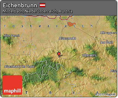 Satellite Map of Eichenbrunn