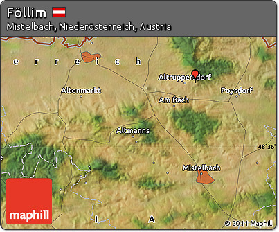 Satellite Map of Föllim