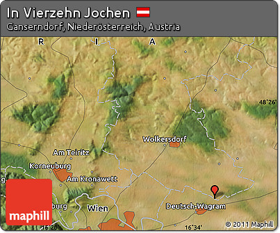 Satellite Map of In Vierzehn Jochen