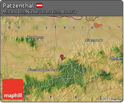 Satellite Map of Patzenthal