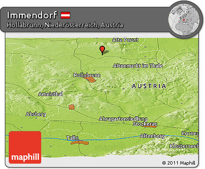 Physical Panoramic Map of Immendorf