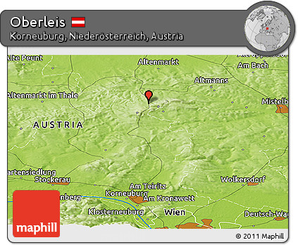 Physical Panoramic Map of Oberleis