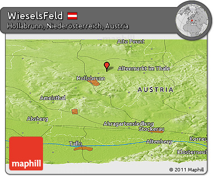 Physical Panoramic Map of WieselsFeld
