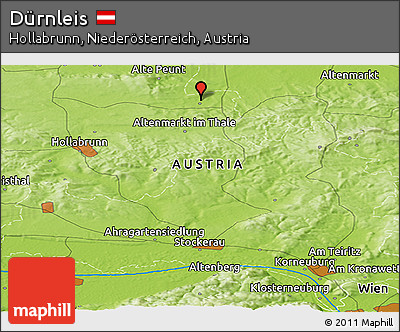 Physical Panoramic Map of Dürnleis