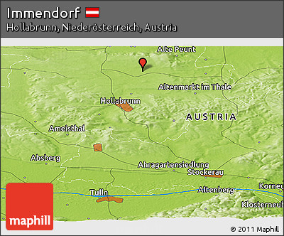 Physical Panoramic Map of Immendorf