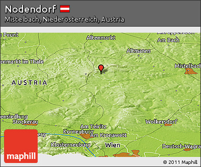 Physical Panoramic Map of Nodendorf