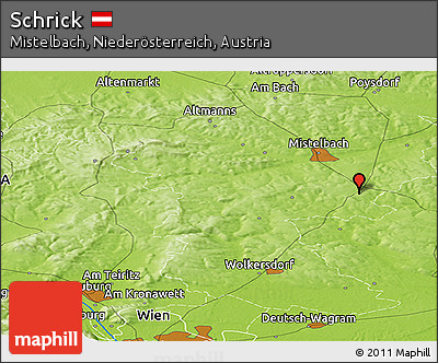 Physical Panoramic Map of Schrick