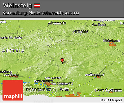Physical Panoramic Map of Weinsteig