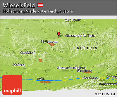 Physical Panoramic Map of WieselsFeld