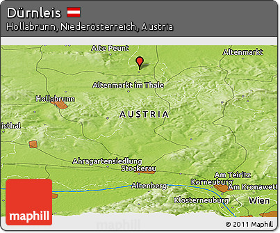 Physical Panoramic Map of Dürnleis