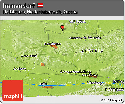Physical Panoramic Map of Immendorf
