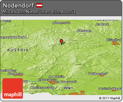 Physical Panoramic Map of Nodendorf