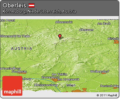 Physical Panoramic Map of Oberleis