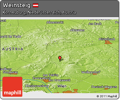Physical Panoramic Map of Weinsteig