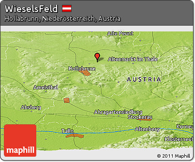 Physical Panoramic Map of WieselsFeld