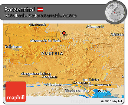 Political Panoramic Map of Patzenthal